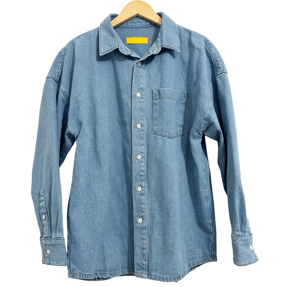 Yelab Yellow Label Co. Denim Button Down Shirt Medium